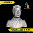 Jimmy-Carter-Personal.png 3D Model of Jimmy Carter - High-Quality STL File for 3D Printing (PERSONAL USE)