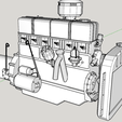 6c 3.PNG 6-cylinder petrol engine for 1/10 scale
