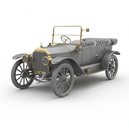 Stevens-Duryea Model U assembly car STL, off road truck STL, drift legend car STL, custom wheels car STL, camber car STL, 1990s JDM car STL, convertible STL, GT car STL, futuristic car STL, van STL, vintage car STL, luxury car STL, widebody car STL, 1:64