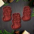 179.jpg Christmas dogs cookie cutter set of 6