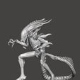 1.jpg Praetorian Xenomorph Alien - AVP 2010 Articulated dynamic pose STL for 3D printing