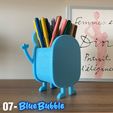 07_BlueBubble_Back.jpg Pen Holder - 07 - BlueBubble