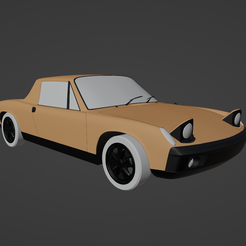 1.png STL file Porsche 914 1970・Model to download and 3D print