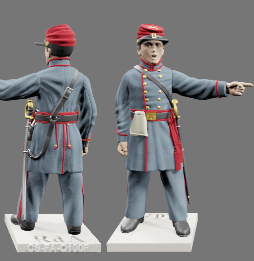 1/6 Battle Gear Toys Frock 345 01 14th Tennessee Rgt Confédération USCW ACW