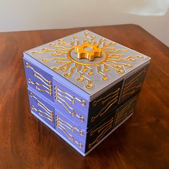 Electronic box - 2x4 compartments