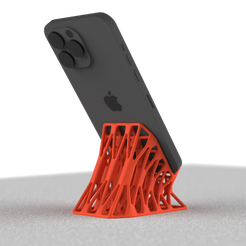 PS.376.png STL file Lattice Phone Holder・Template to download and 3D print