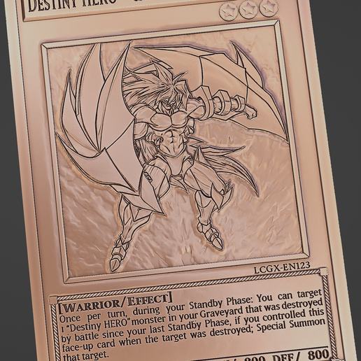 Destiny HERO - Captain Tenacious - yu-gi-oh!