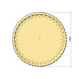 Simple-Notched-pattern-coin-07.jpg Notched engravable coin 3D print model