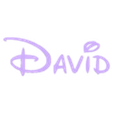 david.stl 50 Names with Disney letters