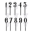 Topper-Num-Clásico-p.png Cake topper - Classic numbers 0-9