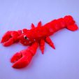 Cute Flexi Print-in-Place Lobster
