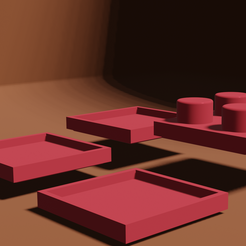 Photo-2.png STL file Modular block coasters・3D printable design to download