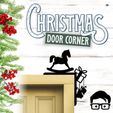 024a.jpg 🎅 Christmas door corners vol. 3 💸 Multipack of 10 models 💸 (santa, decoration, decorative, home, wall decoration, winter) - by AM-MEDIA
