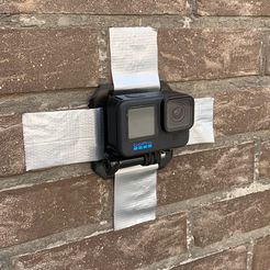 IMG_1052.jpg STL file gopro mount versatile - 50mm tape・3D printable design to download