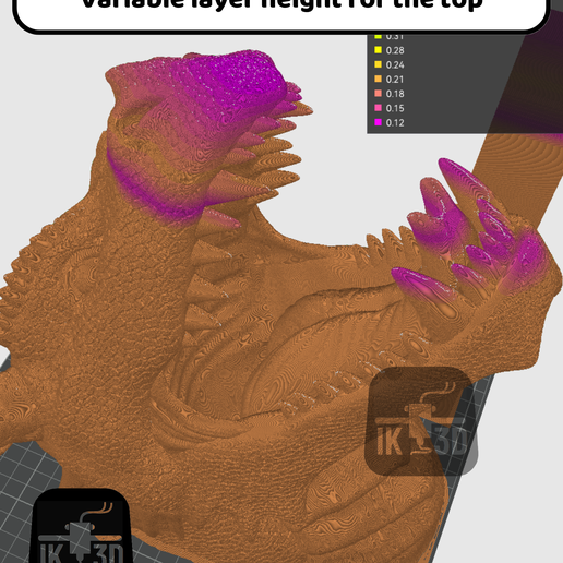 Variable-Layer-Height.png Suporte de parede Dragon Head para comandos e auscultadores / Easy Print