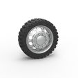 1.jpg 3D file Diecast Front semi wheel for pickup Version 23 Scale 1:25・3D printing model to download