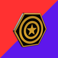 neodymium-magnet-1.png Fridge Magnet - Logo Captain America