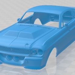 Ford-Mustang-Shelby-GT500-Eleanor-1967-1.jpg 3D file Ford Mustang Shelby GT500 Eleanor 1967 Shelby GT500 Eleanor Printable Body Car・3D print model to download