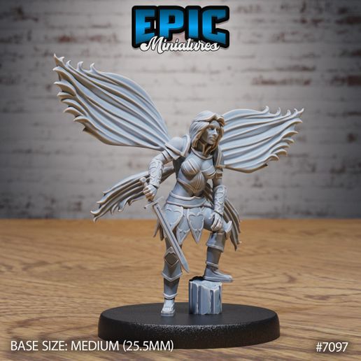 Fey Folk Knight ‧ DnD Miniature ‧ Tabletop Miniatures ‧ Gaming Monster ‧ 3D Model ‧ RPG ‧ DnDminis ‧ STL FILE