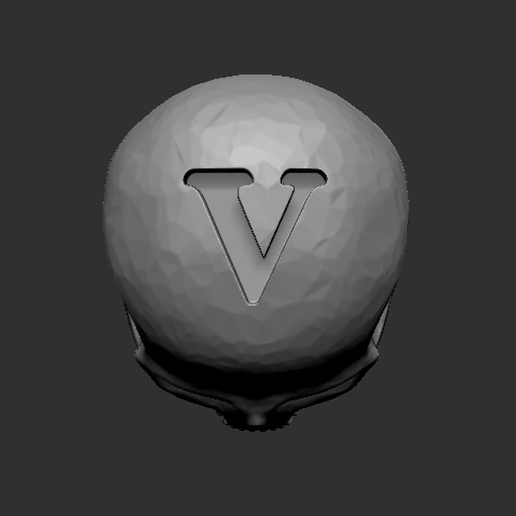 Skull-Knob V&T 3D model