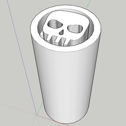 skull1a.png STL file SKULL FILTER・Design to download and 3D print