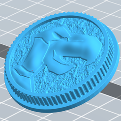 Skull-coin.png Archivo STL coin power Skull・Idea de impresión 3D para descargar, AD001