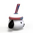 Pochacco-Penci-Holder.412.7.jpg Sporty Pochacco Desktop Organizer | Kawaii Pencil Holder