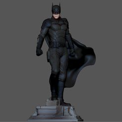 1.jpg Archivo 3D THE BATMAN 2022 ROBERT PATTINSON DC MOVIE CHARACTER 3D PRINT・Modelo de impresión 3D para descargar, figuremasteracademy