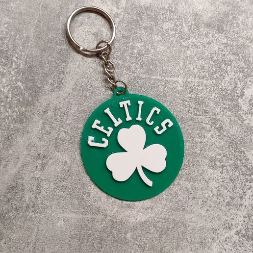 Boston Celtics Keychain NBA 3D model