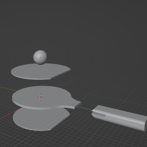 Pro Ping Pong Paddle and Ball STL Commercial Use