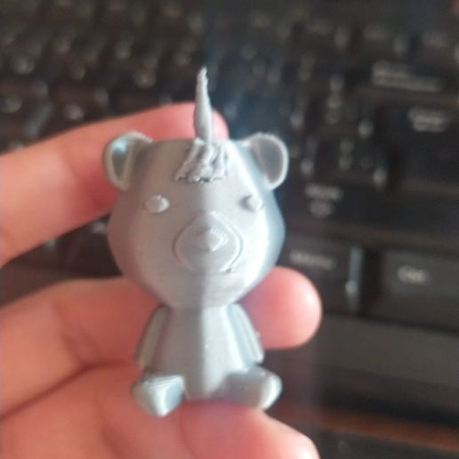 Teddy unicorn cute, kawaii 3D model