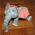 Cute Flexi Print-in-Place Circus Elephant