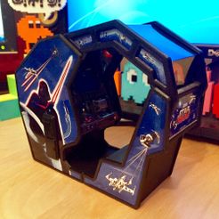 starwars3.jpg Archivo STL gratuito Cabina arcade Atari Star Wars・Objeto imprimible en 3D para descargar