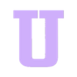 U.stl Letters and Numbers FERRARI | Logo