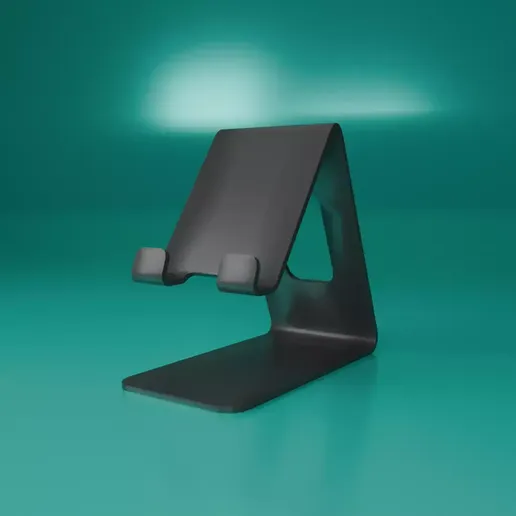 Modern Minimalist Phone - Tablet Stand - 3D model önizlemesi