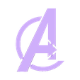 Avengers-A-Logo.stl Marvel Avengers Logo