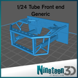 Nineteen 3) creative 1/24 R32 GTR Tubular Front End