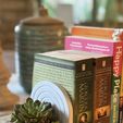 IMG_6332.jpeg Bookend Planter – Functional & Stylish Storage for Books & Plants 3D Printed Bookend with Water Reservoir!