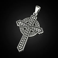 Celtic-cross-knot-1.jpg STL file Celtic cross knot・3D printing design to download