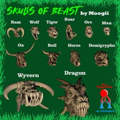 Skulls-of-Beasts-Ad-Pic.jpg Файл STL Черепа зверей・3D-печатная модель для загрузки
