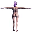 4.jpg Beautiful Naked woman -Rigged 3D model