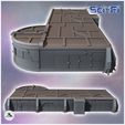 5.jpg Modular futuristic Sci-Fi fortified bunker with patterned roof (20) - Future Sci-Fi SF Post apocalyptic Tabletop Scifi Wargaming Planetary exploration RPG Terrain
