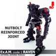 14.jpg Armored Core Last Raven Mecha  3DPrint Articulated Action Figure