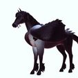 000WW.jpg HORSE - PEGASUS HORSE - COLLECTION - DOWNLOAD Pegasus horse 3d model - animated for blender-fbx-unity-maya-unreal-c4d-3ds max - 3D printing HORSE HORSE PEGASUS
