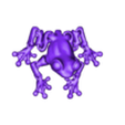 Cinderwing3D_Cinder_Frog.stl Datei STL Aschenfrosch, Artikulierender Frosch, Laubfrosch, Dartfrosch, Cinderwing3D, Artikulierender flexibler Fidget Niedlicher Druck an Ort und Stelle Keine Stützen・Design für 3D-Drucker zum herunterladen
