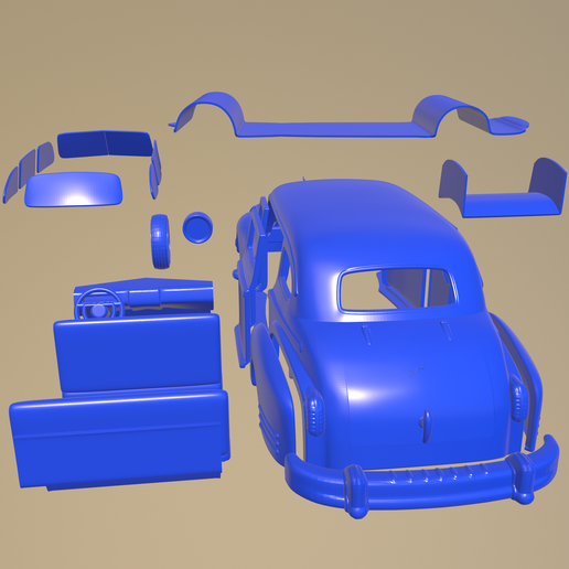 a2010.png ZIS 115 1946 printable car in separate parts