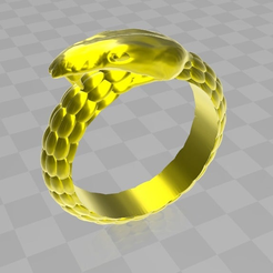 snakeringfinger.png Download free STL file ring snake • 3D printable model, syzguru11