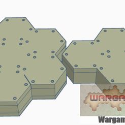 Screenshot-2021-05-22-13.35.28.jpg Télécharger fichier Clusters de tuiles hexagonales 4 et 7, échelle de la carte hexagonale. • Plan pour impression 3D, WargameForge