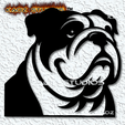 project_20231106_1847443-01.png english bulldog wall art bulldog wall decor 2d art dog decoration