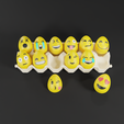 untitled3.png Emoji Easter Egg - STL & 3mf Multicolor